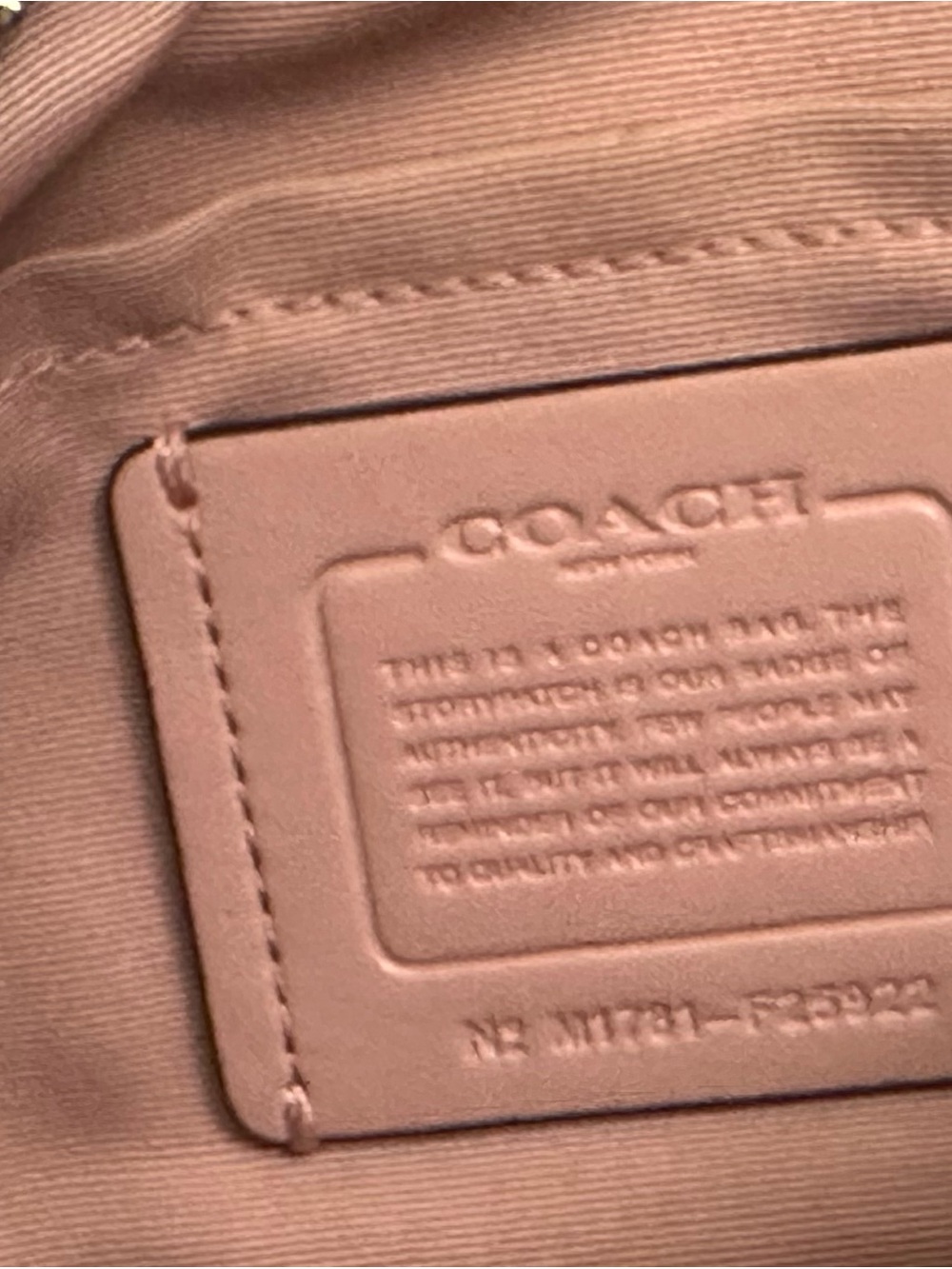Coach Pebbled Leather Crossbody Camera Bag in Pink - Picture 9 of 12